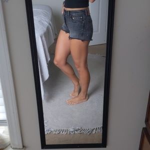 Women's black Levi shorts